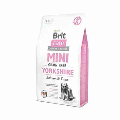 Brit Care Mini Yorkshire Somonlu Küçük Irk Tahılsız Yetişkin Köpek Maması 2 Kg