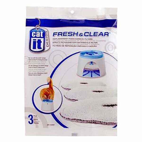 Catit Fresh Clear Otomatik Kedi Su Kabı Yedek Filtresi 55600 İçin 3