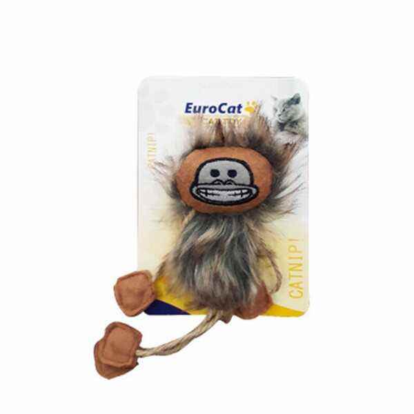 EuroCat Püsküllü Maymun Kedi Oyuncağı