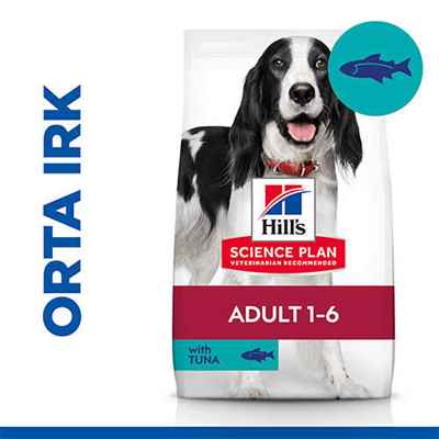 Hill’s SCIENCE PLAN Adult Medium Tuna & Rice Orta Irk Ton Balıklı Yetişkin Köpek Maması 2,5 Kg