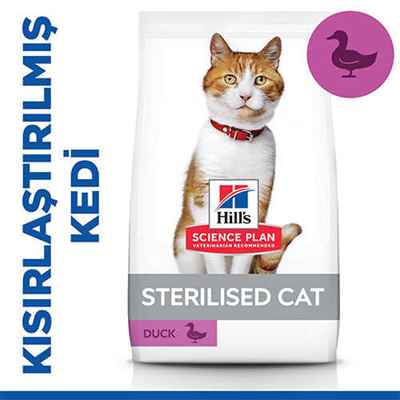 Hill’s SCIENCE PLAN Sterilised Ördekli Kısırlaştırılmış Kedi Maması 1,5 Kg