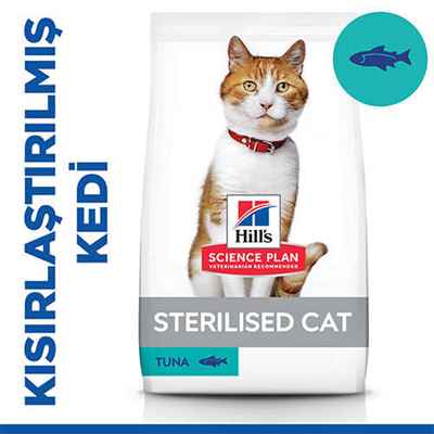 Hill’s SCIENCE PLAN Sterilised Tuna Balıklı Kısırlaştırılmış Kedi Maması 1,5 Kg