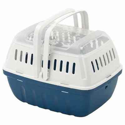 Moderna Hipster Hamster Taşıma Kabı Mavi Small