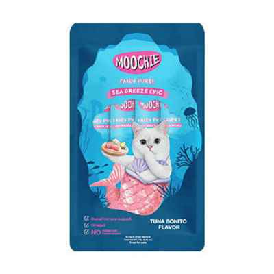 Moochie Ton Balıklı ve Palamutlu Sıvı Kedi Ödül Maması 5x15 Gr