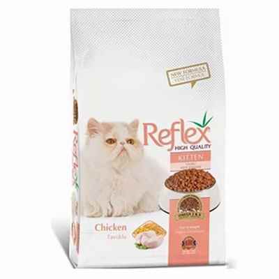 Reflex Kitten Chicken Tavuklu ve Pirinçli Yavru Kedi Maması 15 Kg
