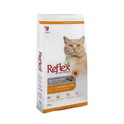 Reflex Tavuklu ve Pirinçli Yetişkin Kedi Maması 15 Kg