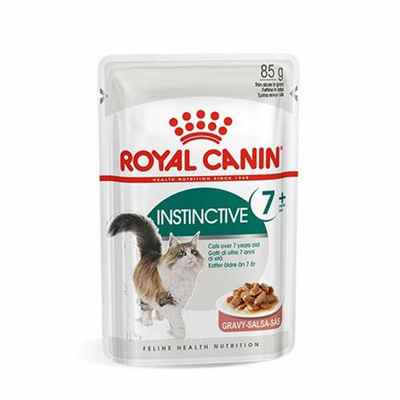 Royal Canin İnstinctive 7+ Gravy Pouch Yaşlı Kedi Konservesi 6 Adet 85 Gr