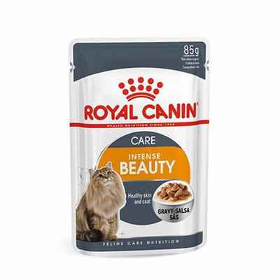 Royal Canin Intense Beauty Gravy Pouch Yetişkin Kedi Konservesi 85 Gr
