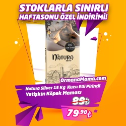 Natura Silver Kuzu Etli Pirinçli 15 Kg Yetişkin Köpek Maması