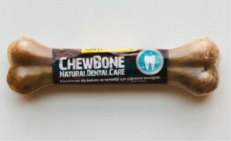 Gimdog Mordimi Press Naturel Kemik Köpek Ödülü 210 Gr - 25 Cm