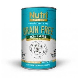 Nutri Canin Tahılsız Kuzulu Yavru Köpek Konservesi 400 Gr