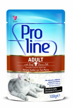 1 Adet PROLİNE KEDİ POUCH DANA ETLİ 100 Gr
