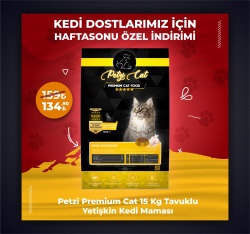 Petzi Cat Premium Tavuklu 15 Kg Yetişkin Kedi Maması