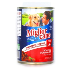 Miglior Gatto Sığır Etli Biftekli Köpek Konserve Maması 405 Gr 1 AD