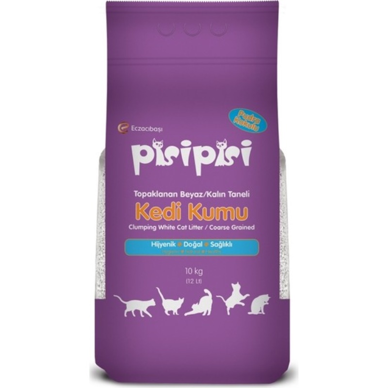 Pisi Pisi Kedi Kumu Kalin Taneli 10 Kg x 2 Adet