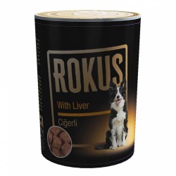 Rokus Ciğerli Yetişkin Köpek Konservesi 410 gr