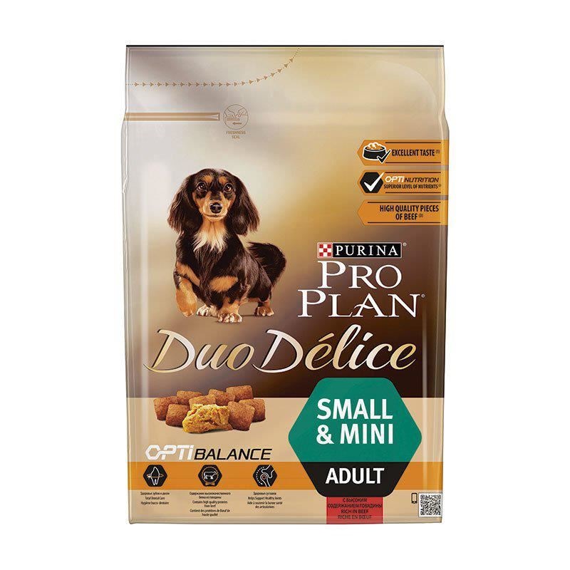 Proplan Duo Delice Small Adult Küçük Irk Biftekli Yetişkin Köpek Maması 2,5 Kg