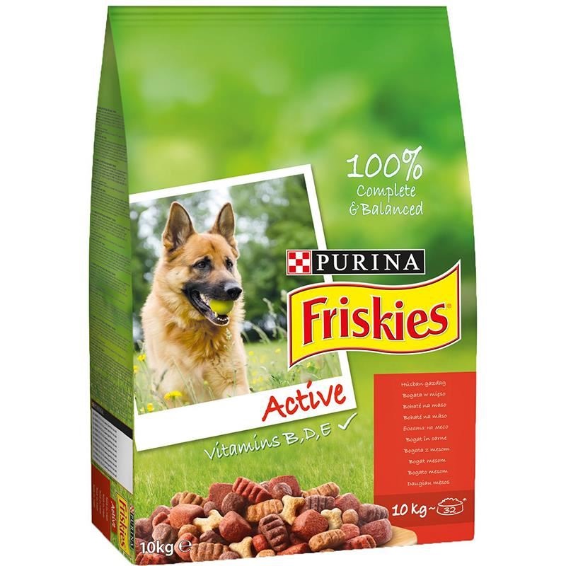 Friskies Active Etli Yüksek Enerji Aktif Köpek Maması 10 Kg