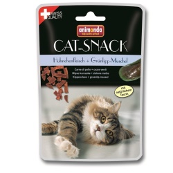 Animonda Cat Snack Tavuk Eti Yeşil Kabuklu Midye Kedi Ödülü 45 Gr