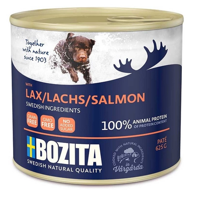 Bozita Tahılsız Somon Etli Köpek Konservesi 625 gr Perakende ve Toptan