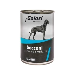 Golosi Ton Balıklı ve Morina Balıklı Köpek Konservesi 400 gr