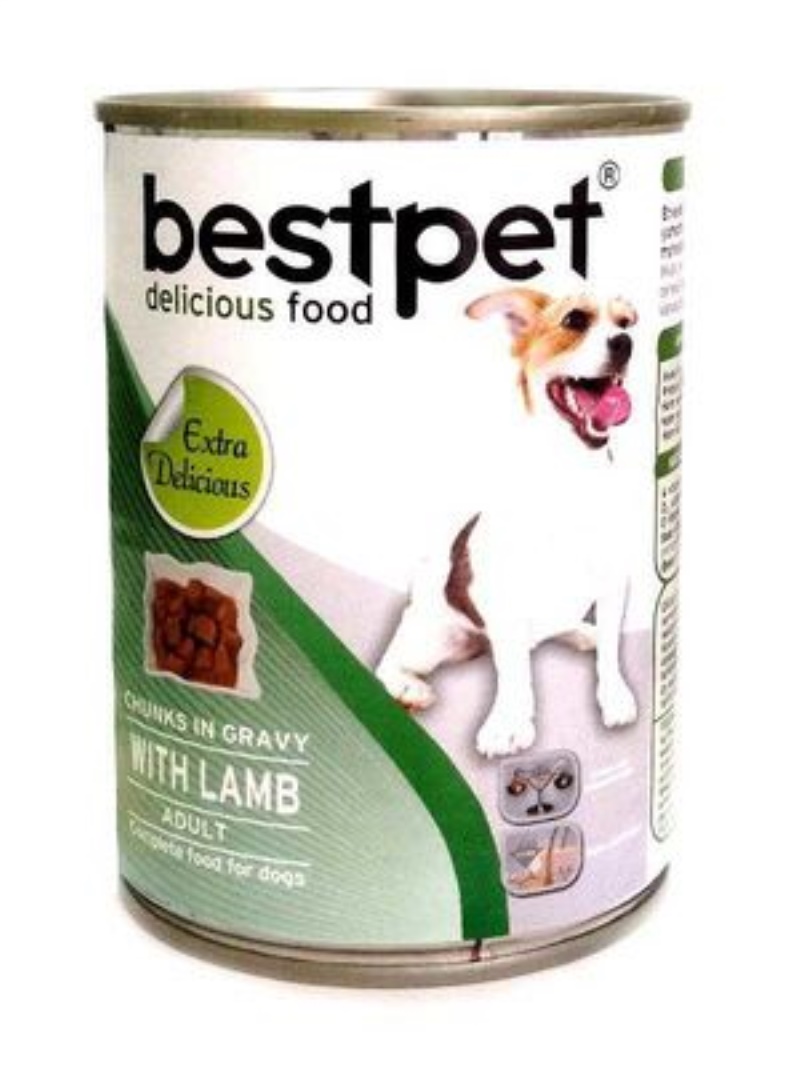 BestPet Kuzu Etli Köpek Konservesi 415 Gr