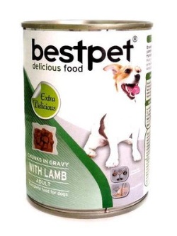 BestPet Kuzu Etli Köpek Konservesi 415 Gr