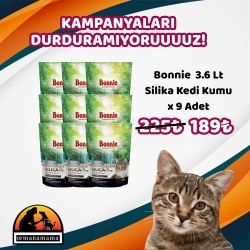 Bonnie Silika 3.6 Lt Kedi Kumu x 10 Adet