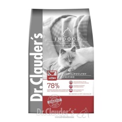 Dr.Clauders Glutensiz Tavuklu Balıklı Indoor Kedi Maması 1,5 Kg