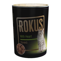 Rokus Yürekli 410 Gr Kedi Konserve Maması