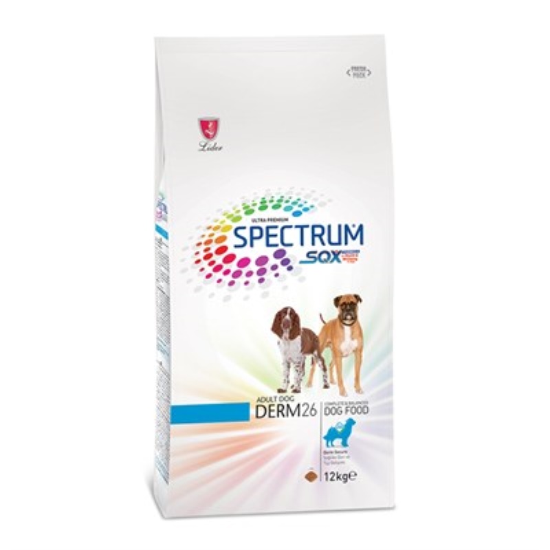 Spectrum Derm26 Somon Balıklı Pirinçli Yetişkin Köpek Maması 12 KG