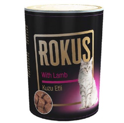 Rokus Kuzu Etli Kedi Konservesi 410 Gr