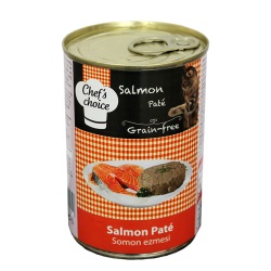 Chefs Choice Soslu Kıyılmış Somon Balıklı Konserve Kedi Maması 400 Gr 