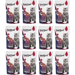 BestPet Premium Pouch Mama Çeşitleri 85 Gr x 24 Adet