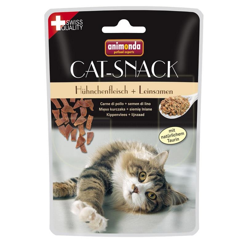 Animonda Cat Snack Tavuk Etli Ve Keten Tohumlu Kedi Ödülü 45 gr