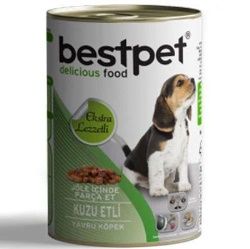 Bestpet Kuzu Etli Parça ve Jöleli Yavru Köpek Konservesi 415 Gr